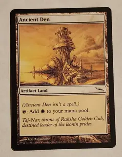 MTG Ancient Den - Mirrodin Regular - NM Magic The Gathering - Image 1