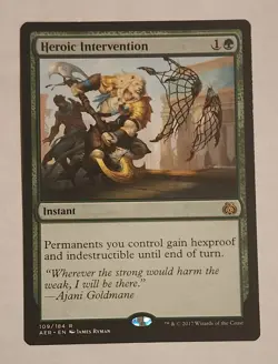 MTG Heroic Intervention - Aether Revolt Regular - NM Magic The Gathering - Image 1