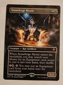 MTG Stoneforge Mystic (Borderless) - Special Guests Regular - NM Magic - Image 1