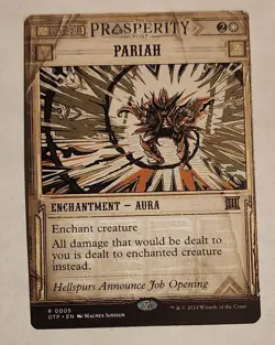 MTG Pariah - Outlaws of Thunder Junction: Breaking News Regular - NM Magic - Image 1