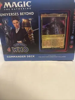Magic The Gathering Universes Beyond: Doctor Who Masters Of Evil Commander Deck - Image 1