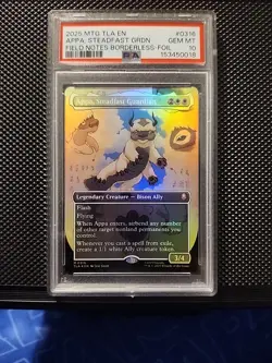 Appa, Steadfast Guardian (Borderless) Avatar: The Last Airbender Foil Psa10 - Image 1