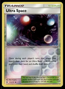 ULTRA SPACE - 115/131 Uncommon Forbidden Light Pokemon Reverse Holo NM - Image 1