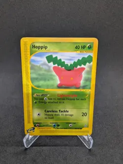 Hoppip Vintage Pokemon TCG E-Reader Card 83/147 Aquapolis Common LP - Image 1