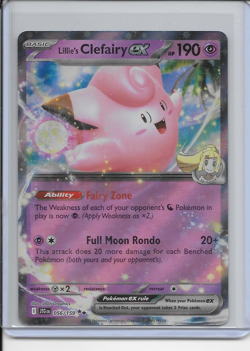 Pokemon TCG Journey Together Lillies's Clefairy ex 56/159 Holo Double rare - Image 1