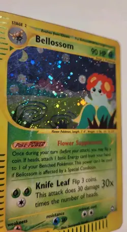 Pokemon TCG Bellossom Aquapolis Holo Rare Card H05/H32 English - Image 2