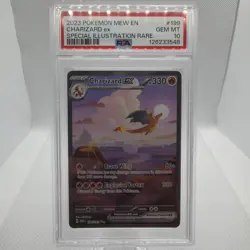 2023 Pokemon MEW EN Special Illustration Rare #199 Charizard ex PSA 10 GEM MINT - Image 1