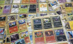 Unsorted Pokemon TCG Common, Uncommon and Rare Trading Cards (9 Card Sheets) - Image 2