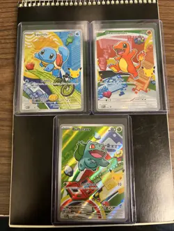 Pokemon TCG First Partner Illustration Collection Series 1 Kanto GEN 1 Starters - Image 2