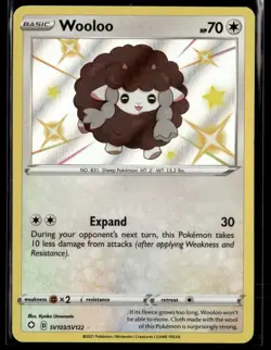 Pokemon Shining Fates: Shiny Vault Wooloo Reverse Holofoil SV103/SV122 - Image 1