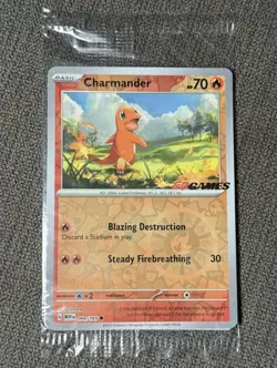 Charmander 004/165 Eb Games Stamped Promo - SEALED - Mew en - Pokemon 151 ✅ - Image 1