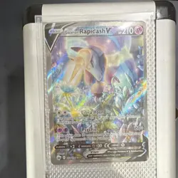Pokemon Galarian Rapidash V 168/198 Chilling Reign Full Art Holo UR 210HP - Image 1