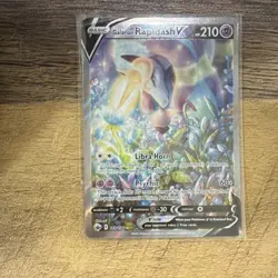 Pokemon Galarian Rapidash V 168/198 Chilling Reign Full Art Holo UR 210HP - Image 4