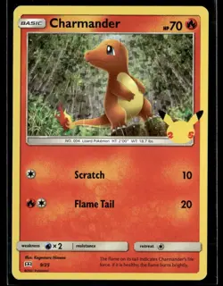 Pokemon McDonald's 25th Anniversary Charmander Holofoil 009/025 - Image 1