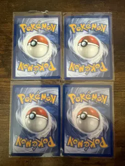 4 Copies of Pokemon Meowth ex 062/088 Me03: Perfect Order Holo - Image 2