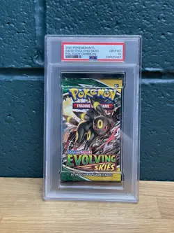 Pokemon Evolving Skies Umbreon Art Authentic Sealed Booster Pack PSA 10 - Image 1