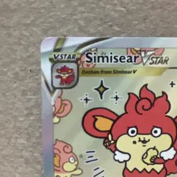 Pokemon Simisear VSTAR GG37/GG70 Crown Zenith Galarian Gallery Ultra Rare Holo - Image 4