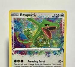 Rayquaza 138/185 (NM) Amazing Rare Sword & Shield: Vivid Voltage 2020 Pokemon - Image 3