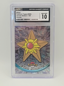 Staryu #120 (2000) - CGC Gem Mint 10 - Pokemon Topps Chrome Series 2 - Image 1
