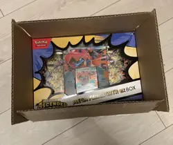 Pokemon TCG Mega Evolution Ascended Heroes Mega Feraligatr ex Box | Case IN HAND - Image 1