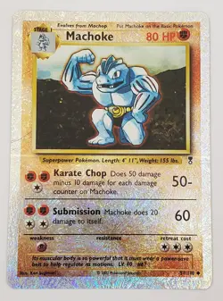 Pokemon Machoke Legendary Collection 51/110 Reverse Holo 80 HP 2002 - Image 1