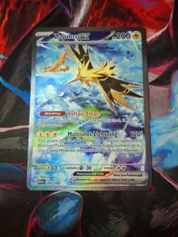 Pokemon TCG - Zapdos EX 202/165 Scarlet & Violet 151 SIR - Image 1
