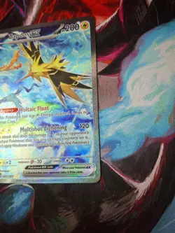 Pokemon TCG - Zapdos EX 202/165 Scarlet & Violet 151 SIR - Image 3