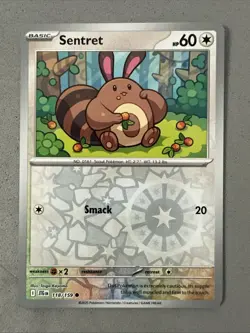 Pokemon TCG * Journey Together 118/159 Sentret C REVERSE HOLO * UNG NM FRESH PK - Image 1