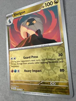 Pokemon TCG * Journey Together 113/159 Shelgon C REVERSE HOLO * UNG NM FRESH PK - Image 2