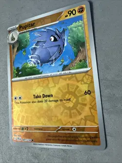 Pokemon TCG * Journey Together 081/159 Pupitar C REVERSE HOLO * UNG NM FRESH PK - Image 2