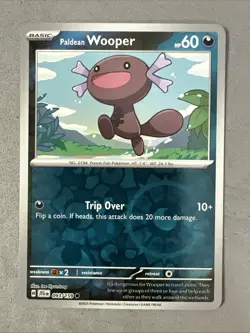 Pokemon TCG * Journey Together 093/159 Paldean Wooper C REVERSE HOLO * FRESH PK - Image 1