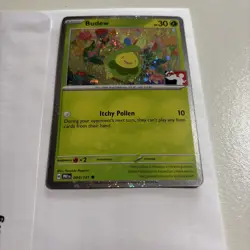 Budew 004/131 Cosmos Holo Play! Prize Pack Series 8 Stamp Pokemon TCG NM - Image 2