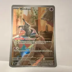 Pokemon Mimikyu 075 Promo Holo SV Scarlet & Violet Safeguard 70 HP TCG - Image 1