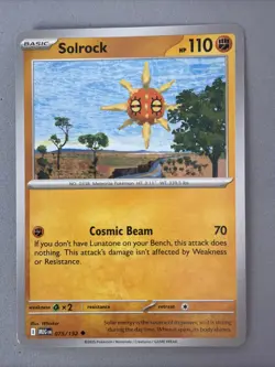 Pokemon TCG * Mega Evolution * 75/132 Solrock Uncommon * FRESH PK - Image 1