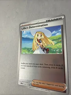 Pokemon TCG * Mega Evolution * 119/132 Lillie's Determination REVERSE HOLO U NM - Image 2