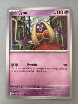 Pokemon TCG * Mega Evolution * 57/132 Jynx Common * FRESH PK - Image 1