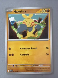 Pokemon TCG * Mega Evolution * 72/132 Makuhita Common * FRESH PK - Image 1