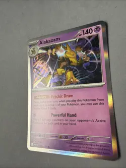 Pokemon TCG * Mega Evolution * 56/132 Alakazam HOLO RARE * FRESH PK - Image 2