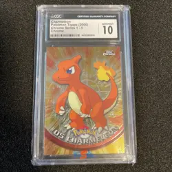 Charmeleon Pokemon Topps (2000) Chrome Series 1-5 - Image 1