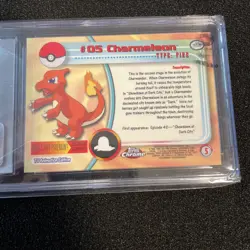 Charmeleon Pokemon Topps (2000) Chrome Series 1-5 - Image 4
