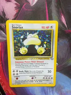 Pokemon TCG Snorlax 11/64 Jungle Set Holo Vintage 1999 WOTC LP - Image 1