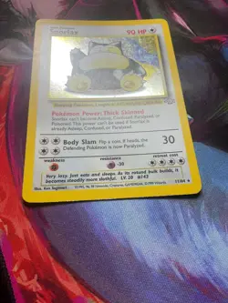 Pokemon TCG Snorlax 11/64 Jungle Set Holo Vintage 1999 WOTC LP - Image 2