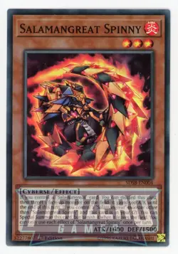 Yugioh SDSB-EN004 Salamangreat Spinney Super Rare 1st Edition NM/LP - Image 1