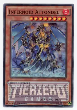 Yugioh SECE-EN018 Infernoid Attondel Common 1st Edition NM/LP - Image 1