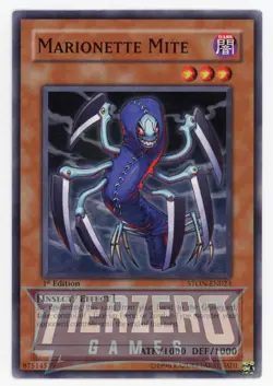 Yugioh STON-EN023 Marionette Mite Common 1st Edition LP - Image 1