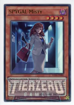 Yugioh RATE-EN086 SPYGAL Misty Ultra Rare 1st Edition NM/LP - Image 1