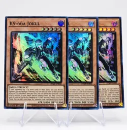 3x K9-66A Jokul - JUSH-EN032 - Super Rare - 1st Ed Yu-Gi-Oh! & 3x A Case For K9 - Image 2