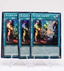 3x K9-66A Jokul - JUSH-EN032 - Super Rare - 1st Ed Yu-Gi-Oh! & 3x A Case For K9 - Image 4