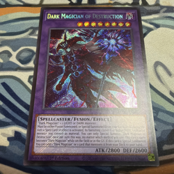 Yugioh Dark Magician of Destruction Secret Rare MZMU-EN011 Near Mint - Image 1