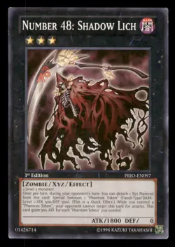 Yugioh Number 48: Shadow Lich #PRIO-EN097 Primal Origin LP - Image 1